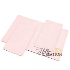 Заготовка для создания паспорта / переплетный кожзам матовый, зефирно-розовый
